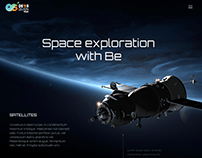 Space Landing Page Design by elementor
