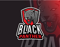 Black Panther Logo Template