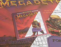 Official Megadeth Adult Colouring book