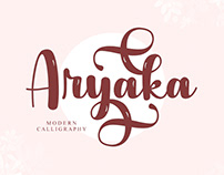 Aryaka Calligraphy Font