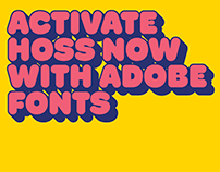 Hoss is on Adobe Fonts