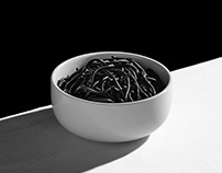 Black noodles