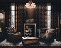 Manipulação de imagem - Sherlock Holmes' living room