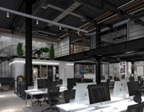 Дизайн проект офисного помещения для компании IT Store