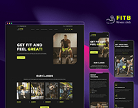 Fitness Center Website Template