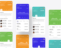 Free Colorful Banking App UI Kit