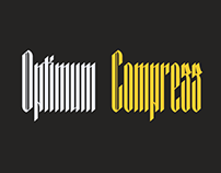 Optimum Compress Typeface