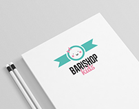 Logo, cards and webpage for "Barishop"