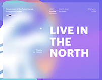 Логотип проекта «Живем на севере»