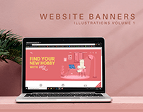 Website Banners | Illustrations