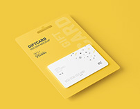 Gift Card Mockup with Holder