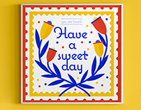 HAVE A SWEET DAY // illustrated poster