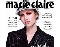 Cover story for Marie Claire Arabia June '18