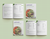 Meal Plan and Recipes Book Design