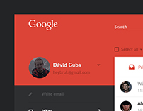 Gmail Material Redesign Concept