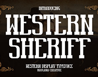 Western Sheriff Western Display Font
