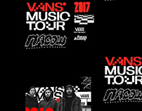 Vans music tour 2017 on Behance
