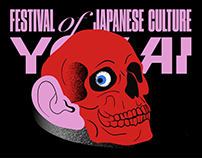 Identity of japanese folklore festival YOKAI