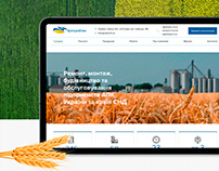 Website for the "BudAgroPlus" agricultural company