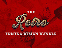 The Retro Font & Design Bundle