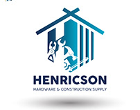 Henricson Hardware & Construction Supply Logo Design
