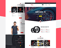 Car & Automotive Product Landing Page