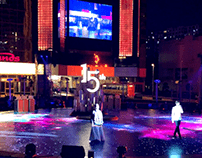 LED Floor Video Visual - Sands Macau 15th anniversary