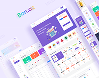 Bon.az - Cashback Website (UX/UI Design)