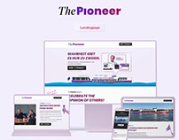 Landingpage Gabor Steingarts 'ThePioneer'