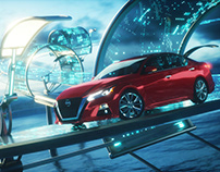 2019 Nissan Altima Impossibly Smart Mural