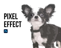 Pixel Photoshop Effect