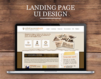 UI Design of Landing Page