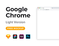Free Google Chrome Mockup