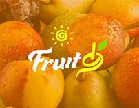 Branding design of mixed juice beverage of fruits