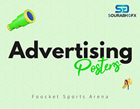 Foocket Sports Arena Posters by Sourabh GFX