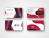 Corporate Modern Business Card Design Template vol-8