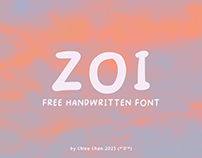 Zoi - Free Handwritten Font