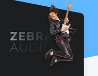 ZEBRA AUDIO – Website and UI/UX design