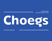 Choegs Ultra Bold Sans Font
