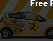 FREE Mockup Delivery car