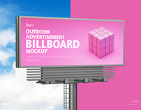 Free Advertisement Billboard Mockup