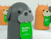 Bobby&Po: dog perfume packaging
