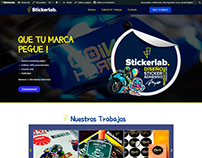 Diseño web StickerLab Diseños y sticker's para motos