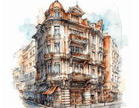 Architecture Constructed with Watercolors .01