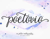 Poetovio - A poetic calligraphy font