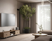Living room, project "Alexander Garden"