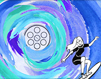 Surf society animation