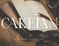 Cakelan - Free Modern Serif Font