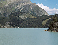 Kops reservoir, Vorarlberg, Austria. @film 6x6