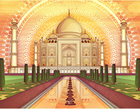 Taj Mahal Mandala - Collab with Vik Kainth